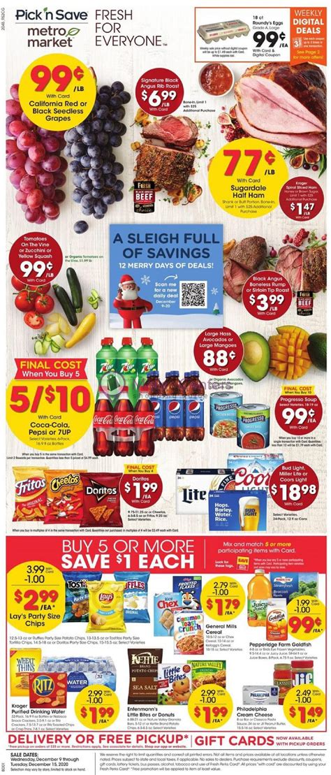 Metro market weekly ad - 01/24 - 01/30/2024. Metro Market. Grocery. 01/17 - 01/23/2024. Metro Market. Grocery. 2252_rsima with card pick n save metro market™ large avocados go digital & save even more! final cost low-stare part-kin with card coca-cola pepsi or 7up mozzarella shredded cheese create your account on our app or website to get started! …